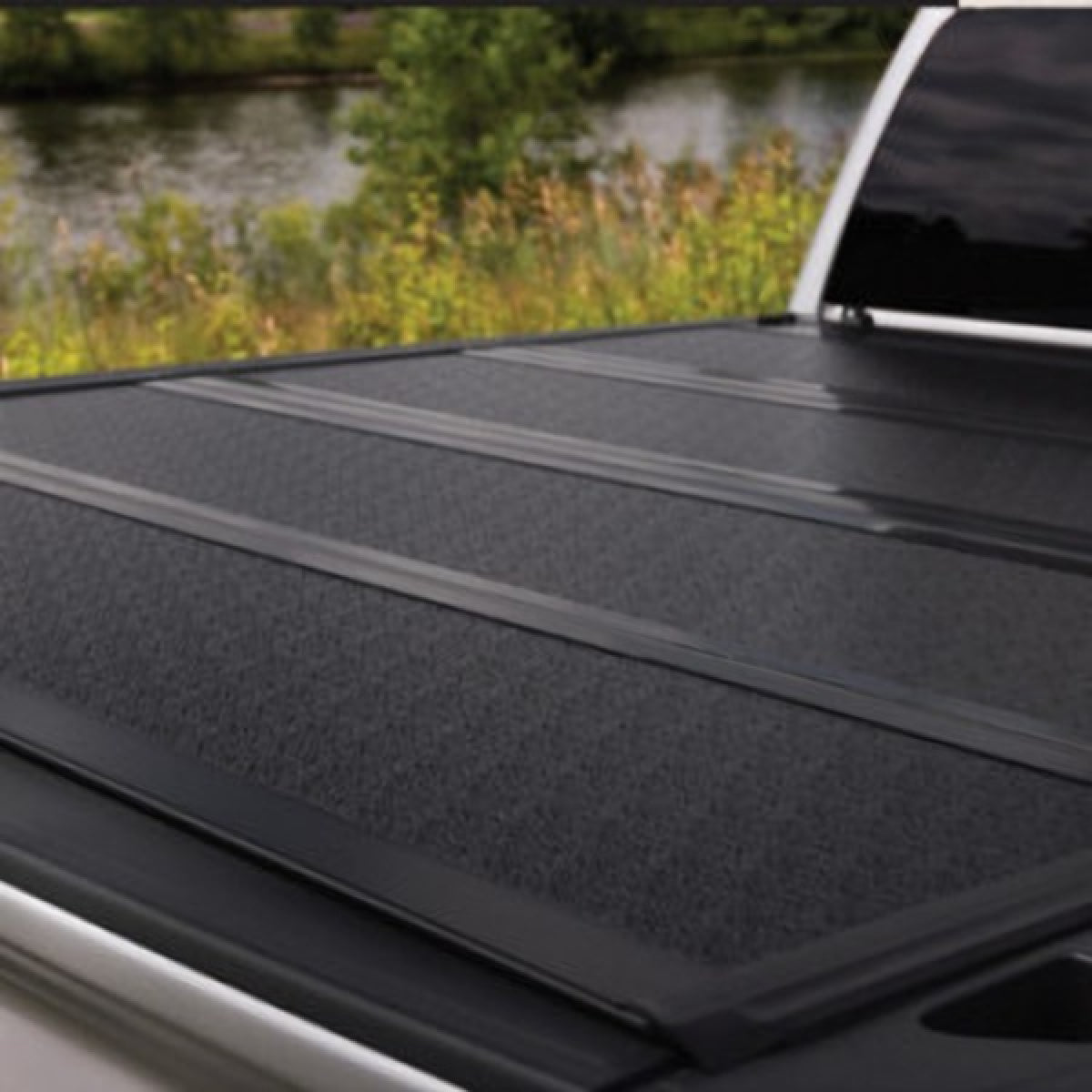 Chevrolet Tonneau Cover - Associated Accessories, Hard Folding, REV for 2020-2023 Silverado 3500 HD, 2500 HD 19418544
