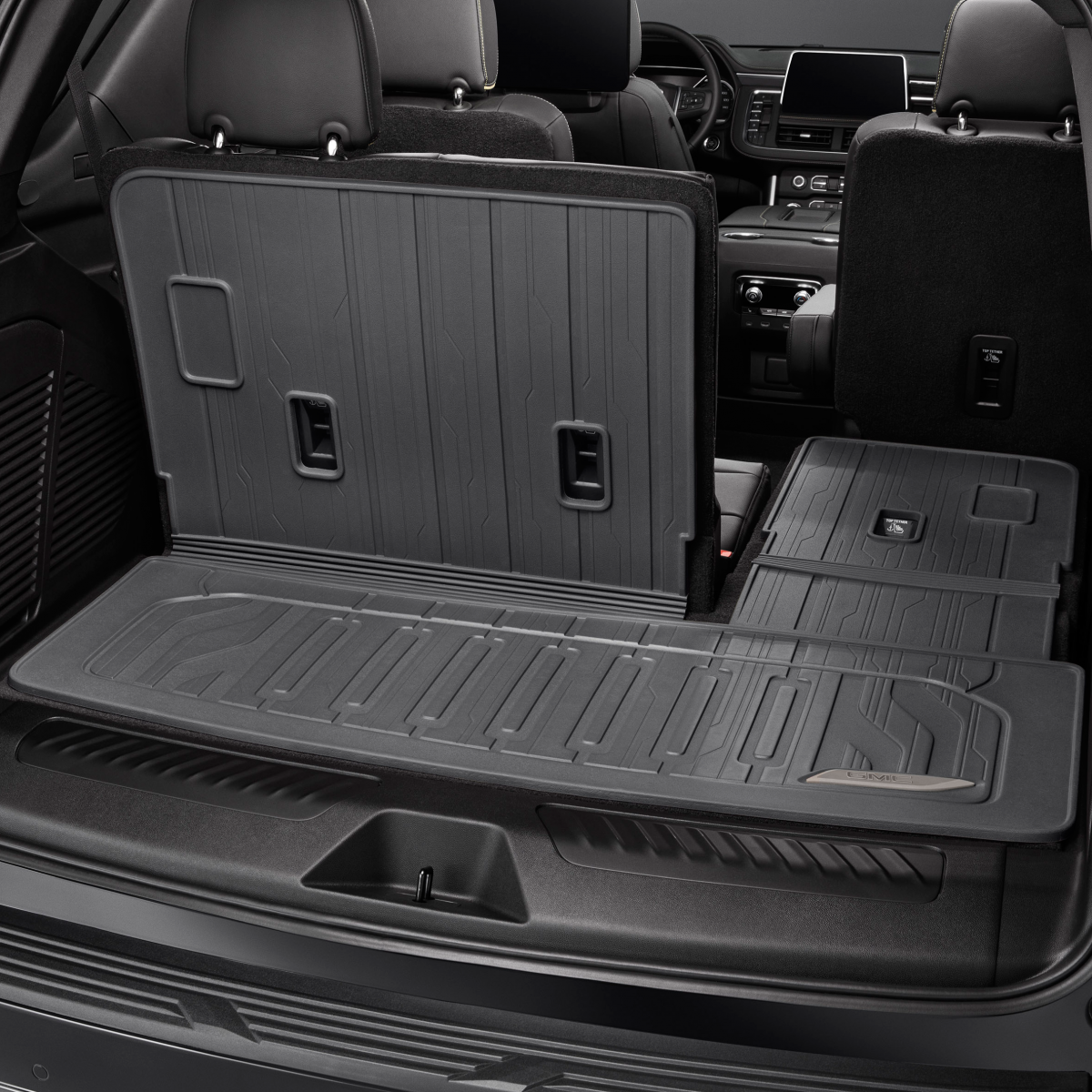 GMC 2022-2023 GMC Yukon Integrated Cargo Liner - Jet Black 84445535 84445535