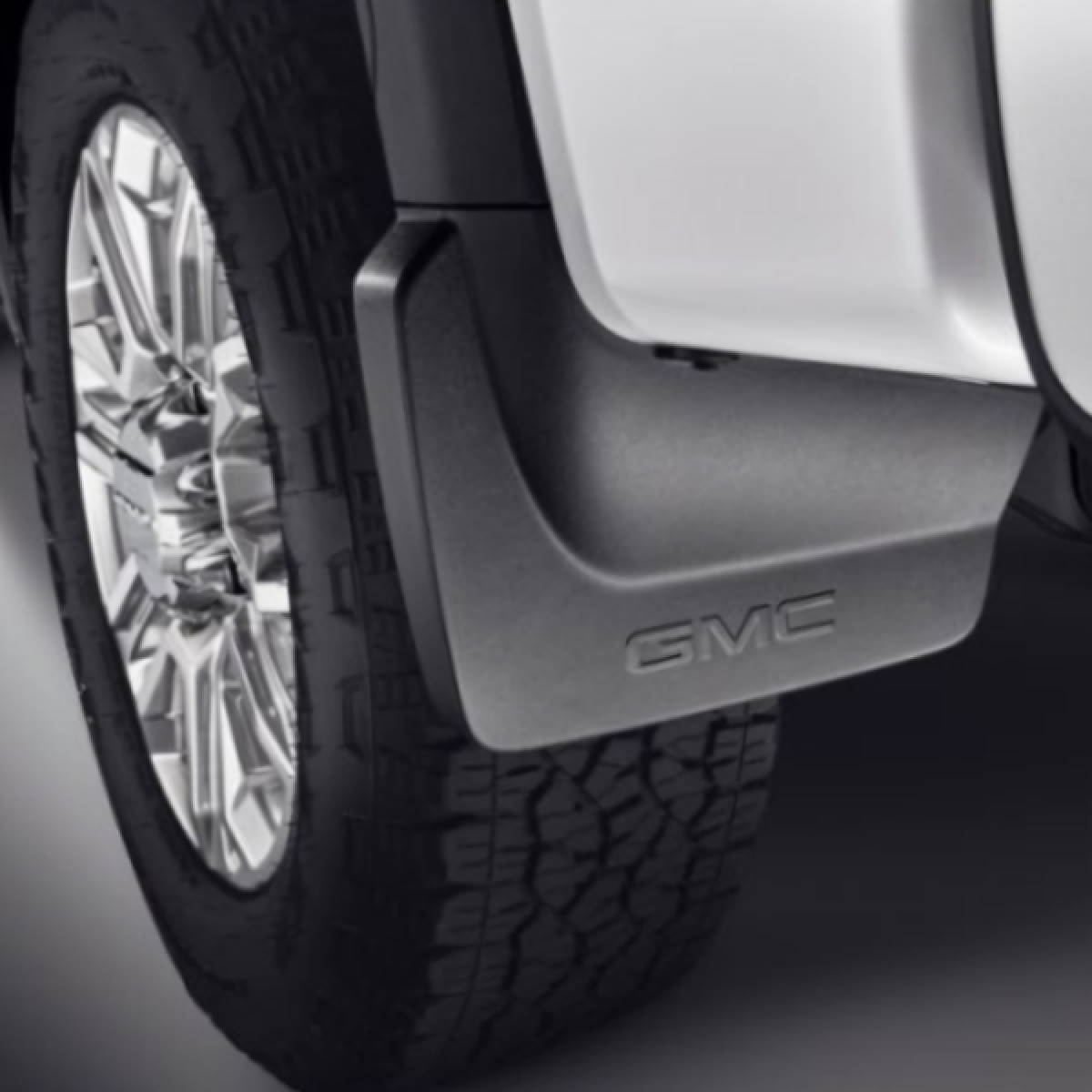 GMC Splash Guards - Rear Moulded, Black for 2020-2023 Sierra 2500 HD & 3500 HD 84254761