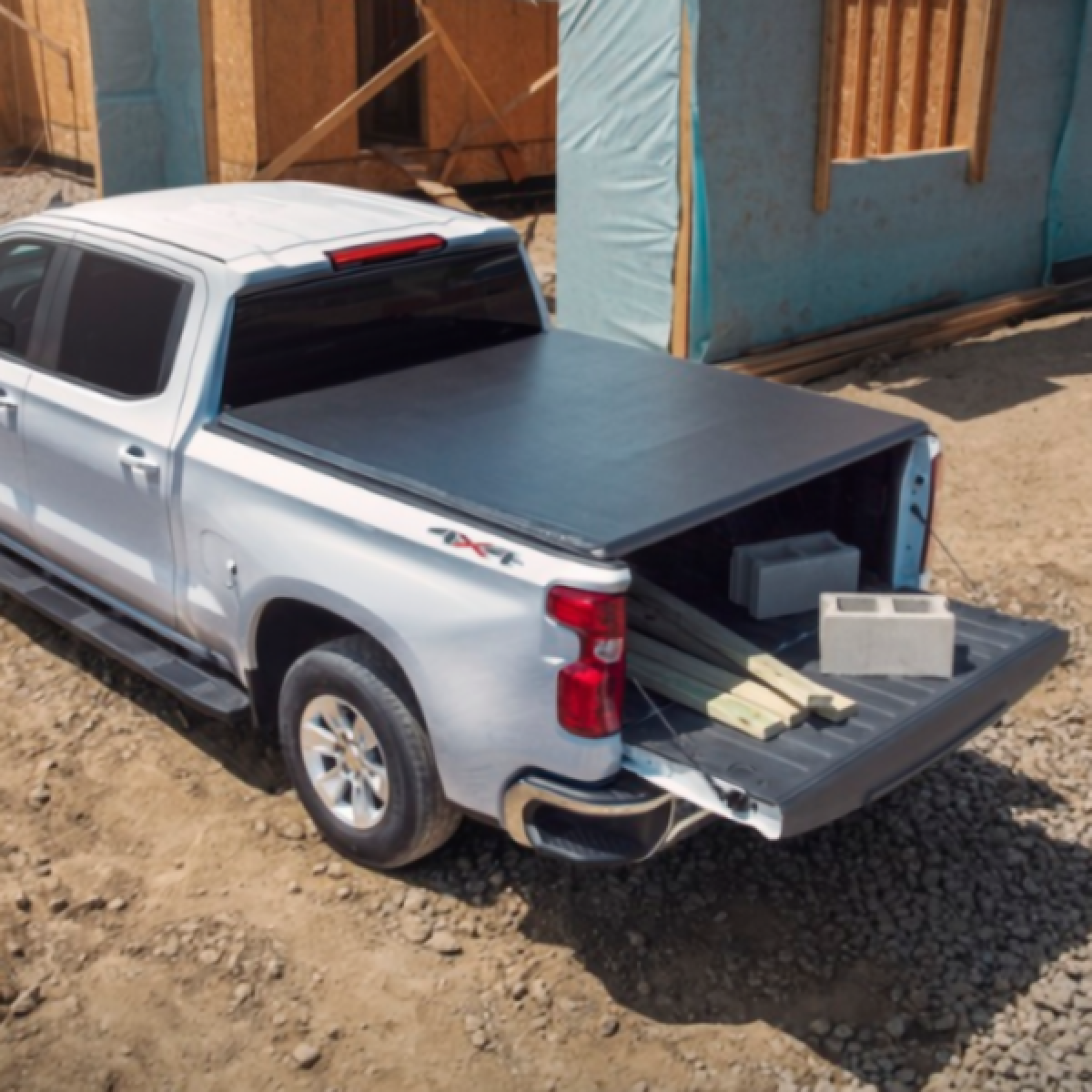 Chevrolet Tonneau Cover - Associated Accessories, Soft Roll-Up for 2019- 2023 Silverado 1500 19416979