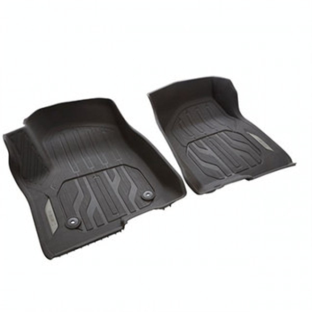 GMC 2019-2022 Sierra Floor Liners - Front Premium All Weather, With Console, GMC Logo, Dark Ash Grey 84333605