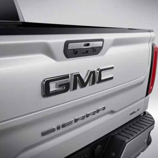 GMC 2500 HD Exterior Emblems - GMC, With Multipro Tailgate, Black for 2019-2023 GMC Sierra 1500, 3500HD,  84364354