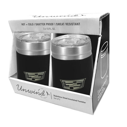Cadillac UNWIND TUMBLER \u2013 2 PK GL09-8025