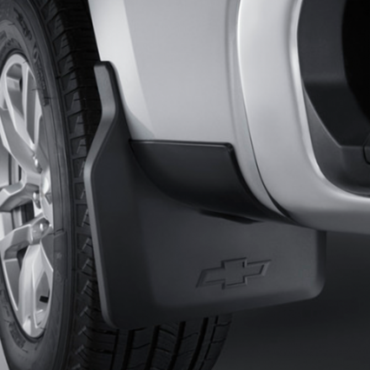 GMC Splash Guards - Rear Flat, in Black for 2019-2023 Chevrolet Silverado 1500 84109907