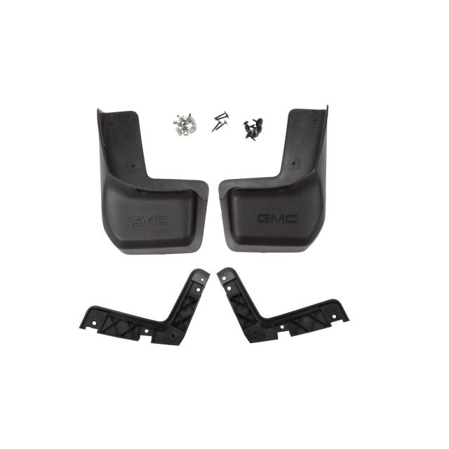 GMC Splash Guards - Rear Moulded, GMC Logo, Black for 2018-2023 Terrain 23354647