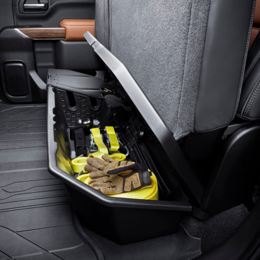 Chevrolet  Underseat Storage Organizer - Black for 2019-2023 Silverado 1500 84734683