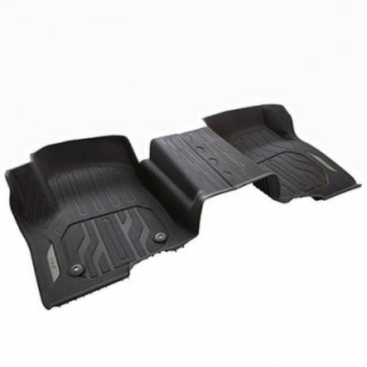 GMC  Floor Liners - Front Premium All Weather, W\/O Console, GMC Logo, Jet Black for 2019-2023  Sierra 1500, 2500 HD, 3500 HD 84333608