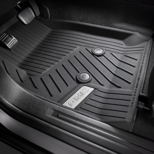 GMC Floor Liners - Front Premium All Weather, GMC Logo, Jet Black for 2016-2022 Canyon  84708359