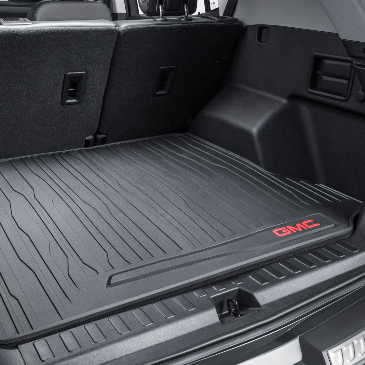 GMC Premium All-Weather Cargo Mat with GMC Logo, Jet Black for 2019-2023 GMC Terrain 84289060